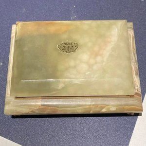 Onyx Pakistan Made in Italy Jewelry Trinket Case
